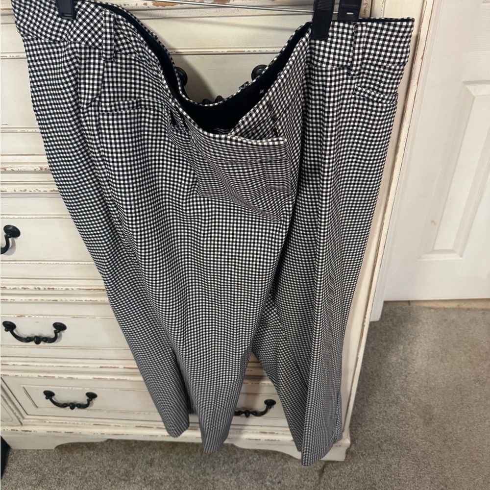 Stylish Black and White Checkered pants